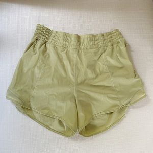 Lululemon Athletica Athletic Shorts in Light Green